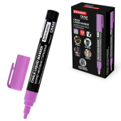 Маркер меловой CHALK LIQUID MARKER, ФИОЛЕТОВЫЙ, 3 мм, стираемый, BRAUBERG "CHALK", 152588 за 94 ₽. Маркеры меловые.  Доставка по РФ. Без переплат!