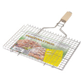 Решетка-гриль универсальная, размер 350х260 мм, глубина 15 мм, никелированное покрытие, РГУ2НЭ за 616 ₽. Решетки-гриль.  Доставка по РФ. Без переплат!