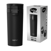 Термокружка 380 мл JOYLUX (ДЖОЙЛЮКС) CLASSIC, нержавеющая сталь SUS304, черный матовый, 700270 за 686 ₽. Термокружки.  Доставка по РФ. Без переплат!