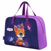 Сумка для занятий BRAUBERG с ручками, 35x25x15 см, "Little fox", 271591 за 498 ₽. Сумки для внешкольных занятий.  Доставка по РФ. Без переплат!
