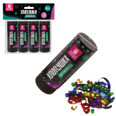 Хлопушка пружинная ЗОЛОТАЯ СКАЗКА НАБОР 4 шт., 11 см, фольга, серпантин/конфетти, ассорти, 591469 за 200 ₽. Хлопушки.  Доставка по РФ. Без переплат!