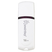 Флеш-диск 16 GB, SMARTBUY Paean, USB 2.0, белый, SB16GBPN-W за 492 ₽. Флеш-диски USB.  Доставка по РФ. Без переплат!
