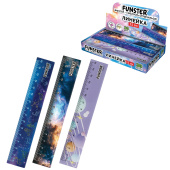 Линейка пластиковая 15 см, FUNSTER (ФАНСТЕР), "КОСМОС", ассорти, дисплей, 210917 за 23 ₽. Линейки.  Доставка по РФ. Без переплат!