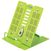 Подставка для книг и учебников BRAUBERG KIDS mini "Авокадо" с таблицей умножения, регулируемый угол наклона, металлическая, 238969 за 273 ₽. Подставки для книг.  Доставка по РФ. Без переплат!