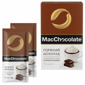 Горячий шоколад MACCHOCOLATE растворимый с ароматом сливок, пакетик 20 г, 64382 за 21 ₽. Какао, горячий шоколад.  Доставка по РФ. Без переплат!