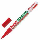 Маркер-краска лаковый (paint marker) 2 мм, КРАСНЫЙ, БЕЗ КСИЛОЛА (без запаха), алюминий, BRAUBERG PROFESSIONAL, 150865 за 80 ₽. Маркеры-краски лаковые.  Доставка по РФ. Без переплат!