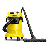 Пылесос хозяйственный KARCHER WD 3 P, мусоросборник 17 л, мощность 1000 Вт, желтый, 1.628-170.0 за 19&nbsp;662 ₽. Пылесосы промышленные.  Доставка по РФ. Без переплат!