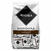 Шоколад порционный RIOBA Горький 72%, 800 г, пакет, 366306 за 2 362 ₽. Шоколад.  Доставка по РФ. Без переплат!