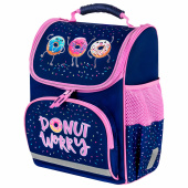 Ранец ПИФАГОР BASIC, 1 отделение, 3 кармана, эргономичная спинка, "Comic donuts", 35х28х18 см, 273137 за 2&nbsp;650 ₽. Ранцы для начальной школы.  Доставка по РФ. Без переплат!