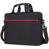 Сумка портфель BRAUBERG PRACTICAL с отделением для ноутбука 15,6", "Red line", черная, 29х40х7 см, 270829 за 567 ₽. Сумки деловые с отделением для ноутбука и планшета.  Доставка по РФ. Без переплат!