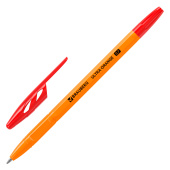 Ручка шариковая BRAUBERG "ULTRA ORANGE", КРАСНАЯ, узел 0,7 мм, чернила ГЕРМАНИЯ, наконечник ШВЕЙЦАРИЯ, 143564 за 13 ₽. Ручки шариковые неавтоматические.  Доставка по РФ. Без переплат!