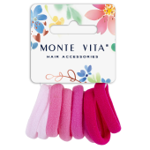 Резинки для волос НАБОР 8 шт., мягкие, средние, оттенки розового, MONTE VITA (МОНТЕ ВИТА), 457048 за 53 ₽. Резинки для волос.  Доставка по РФ. Без переплат!