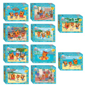 Пазл картонный 54 элемента, ЛИЦЕНЗИОННЫЕ СЮЖЕТЫ, АССОРТИ, 9х6,5,х2,5 см за 43 ₽. Пазлы классические.  Доставка по РФ. Без переплат!