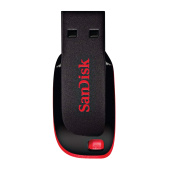 Флеш-диск 128 GB, SANDISK Cruzer Blade, USB 2.0, черный, SDCZ50-128G-B35 за 1 445 ₽. Флеш-диски USB.  Доставка по РФ. Без переплат!