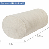Полотно нитепрошивное (НЕТКОЛ), Узбекистан, рулон 0,75х50 м, 120 (±5) г/м2, в пакете, LAIMA, 607523 за 3&nbsp;787 ₽. Технические ткани в рулоне.  Доставка по РФ. Без переплат!