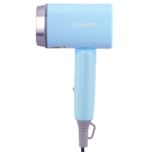 Фен для волос дорожный SONNEN HD-2318, 1500 Вт, складной, 2 температуры, 2 скорости, 454695 за 978 ₽. Фены для волос.  Доставка по РФ. Без переплат!