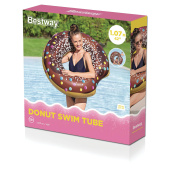 Надувной круг для плавания "Пончик" диаметр 107 см, от 12 лет, до 100 кг, АССОРТИ, BESTWAY, 36118 за 514 ₽. Круги надувные.  Доставка по РФ. Без переплат!