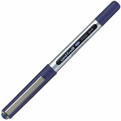 Ручка-роллер Uni-Ball Eye, СИНЯЯ, корпус серебро, узел 0,5 мм, линия 0,3 мм, UB-150 BLUE за 156 ₽. Ручки-роллеры.  Доставка по РФ. Без переплат!