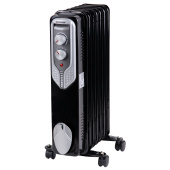 Обогреватель масляный SONNEN DFN-07BL, 1500 Вт, 7 секций, черный, 455310 за 4&nbsp;511 ₽. Масляные обогреватели.  Доставка по РФ. Без переплат!