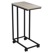 Стол журнальный BRABIX "LOFT CT-001", 450х250х680 мм, на колёсах, металлический каркас, цвет дуб антик, 641860 за 3 858 ₽. Столы журнальные и сервировочные.  Доставка по РФ. Без переплат!