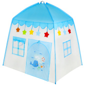 Детская игровая палатка-домик, 100x130x130 см, BRAUBERG KIDS, 665169 за 1 876 ₽. Палатки игровые.  Доставка по РФ. Без переплат!