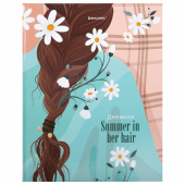 Дневник 5-11 класс 48 л., твердый, BRAUBERG, глянцевая ламинация, с подсказом, "Summer girl", 106882 за 47 ₽. Дневники для старших классов.  Доставка по РФ. Без переплат!