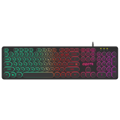 Клавиатура проводная игровая DEFENDER OZOTH GK-106, USB, 104 клавиши, с подсветкой, черная, 45106 за 1&nbsp;143 ₽. Клавиатуры игровые.  Доставка по РФ. Без переплат!
