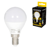 Лампа светодиодная SONNEN EXTRA, 10 (85) Вт, E14, шар, теплый белый, 30000 ч, LED G45-10W-2700-Е14, 457909 за 73 ₽. Лампы светодиодные.  Доставка по РФ. Без переплат!