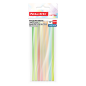 Закладки клейкие, выделители текста, BRAUBERG ULTRA COLOR, 135х5 мм, 160 штук (8 цветов х 20 листов), 116685 за 112 ₽. Закладки самоклеящиеся.  Доставка по РФ. Без переплат!