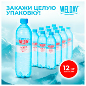 Вода негазированная питьевая WELDAY AQUA (ВЭЛДЭЙ АКВА), 0,6 л, 623760 за 39 ₽. Минеральная и питьевая вода.  Доставка по РФ. Без переплат!