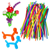 Шары воздушные для моделирования 5х150 см, 100 штук, ассорти, BRAUBERG KIDS, 591877 за 322 ₽. Шары воздушные и аксессуары к ним.  Доставка по РФ. Без переплат!