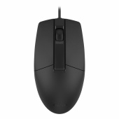 Мышь проводная A4TECH OP-330, USB, 2 кнопки + 1 колесо-кнопка, оптическая, черная, 1530236 за 453 ₽. Мыши проводные компьютерные.  Доставка по РФ. Без переплат!