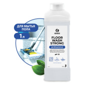 Средство концентрат для машинной и ручной мойки полов 1 л, GRASS FLOOR WASH STRONG, щелочное, 250100 за 509 ₽. Средства для мытья пола.  Доставка по РФ. Без переплат!