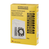 Мешки для сбора пыли KARCHER, КОМПЛЕКТ 4 шт., нетканые, пылесосы WD2 Plus/3, SE 4001/02, 2.863-314.0 за 1&nbsp;638 ₽. Аксессуары и расходные материалы для пылесосов и полотеров.  Доставка по РФ. Без переплат!