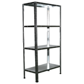 Стеллаж металлический BOOMHOUSE (БУМХАУС) 1200x600x300 мм, 4 полки, нагрузка на стеллаж до 120 кг, серебристый, 291417 за 1&nbsp;823 ₽. Стеллажи металлические универсальные.  Доставка по РФ. Без переплат!