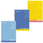 Тетрадь А4, 96 л., BRAUBERG скоба, клетка, обложка картон, ОДИН ЦВЕТ, 401880 за 145 ₽. Тетради формата А4.  Доставка по РФ. Без переплат!