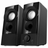 Колонки компьютерные SVEN 357, 2.0, 6 Вт, питание USB, черные, SV-018191 за 2 288 ₽. Колонки.  Доставка по РФ. Без переплат!
