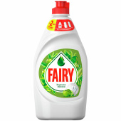 Средство для мытья посуды 400 мл, FAIRY (Фейри) "Зеленое яблоко", 741636 за 266 ₽. Средства для мытья посуды.  Доставка по РФ. Без переплат!