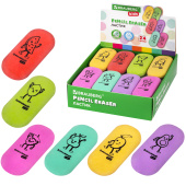 Ластик BRAUBERG KIDS "Fruits", 50х23х10 мм, пастельные цвета ассорти, 272674 за 22 ₽. Ластики классические.  Доставка по РФ. Без переплат!