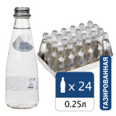 Вода газированная минеральная BAIKAL RESERVE 0,25 л, стеклянная бутылка, 4670010850382 за 192 ₽. Минеральная и питьевая вода. Доставка по РФ. Без переплат!