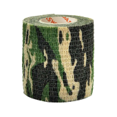 Камуфляжная лента защитная эластичная маскировочная когезивная, 4,5 м х 5 см, 1 рулон, DASWERK (ДАСВЕРК), 680037 за 70 ₽. Бинты фиксирующие.  Доставка по РФ. Без переплат!