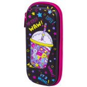 Пенал BRAUBERG, 1 отделение, 1 откидная планка, EVA, 22х10х5 см, "Pop style", 271552 за 509 ₽. Пеналы каркасные.  Доставка по РФ. Без переплат!