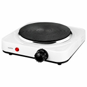 Настольная электрическая плита CENTEK CT-1506, 1000 Вт, 1 конфорка, 5 режимов нагрева, белая за 1&nbsp;253 ₽. Портативные бытовые плиты.  Доставка по РФ. Без переплат!