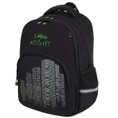 Рюкзак BRAUBERG SOFT, 2 отделения, 3 кармана, "Dark night", СВЕТООТРАЖАЮЩИЙ ПРИНТ, 40х31х15 см, 273119 за 2&nbsp;874 ₽. Рюкзаки для начальной и средней школы.  Доставка по РФ. Без переплат!