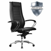 Кресло офисное МЕТТА "SAMURAI" Lux 2, экокожа, регулируемое сиденье, черное за 39 618 ₽. Кресла SAMURAI. Доставка по РФ. Без переплат!