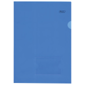 Папка-уголок с карманом для визитки, А4, синяя, 0,18 мм, AGкм4 00102, V246955 за 27 ₽. Папки-уголки пластиковые. Доставка по РФ. Без переплат!