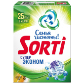 Стиральный порошок-автомат 350 г, SORTI "СУПЕР ЭКОНОМ", 8560-3 за 112 ₽. Стиральные порошки.  Доставка по РФ. Без переплат!