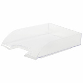 Лоток горизонтальный для бумаг BRAUBERG "Office style", 320х245х65 мм, прозрачный, 237288 за 289 ₽. Лотки горизонтальные (поддоны).  Доставка по РФ. Без переплат!