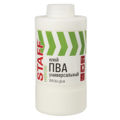 Клей ПВА универсальный 2,3 кг (бумага, картон, дерево), STAFF, 606433 за 363 ₽. Клей ПВА.  Доставка по РФ. Без переплат!