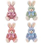 Игрушка мягкая "Зайчик", 15 см, ассорти 4 цвета, WOOZOO (ВУЗУ), 666811 за 359 ₽. Мягкие игрушки.  Доставка по РФ. Без переплат!